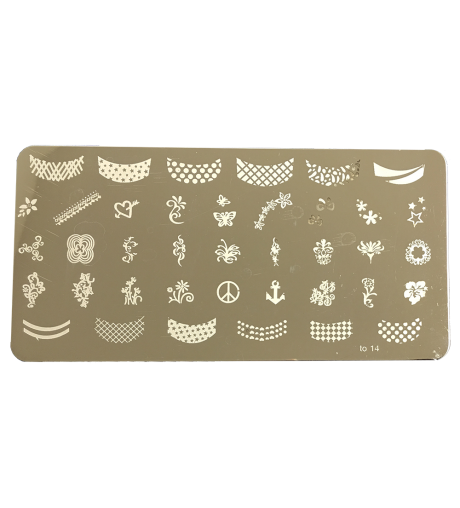 Nail Art Stamp Plate Large