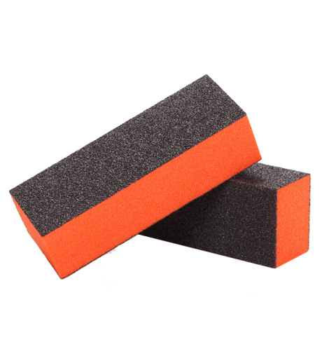 Black-Orange Nail Buffer 500p